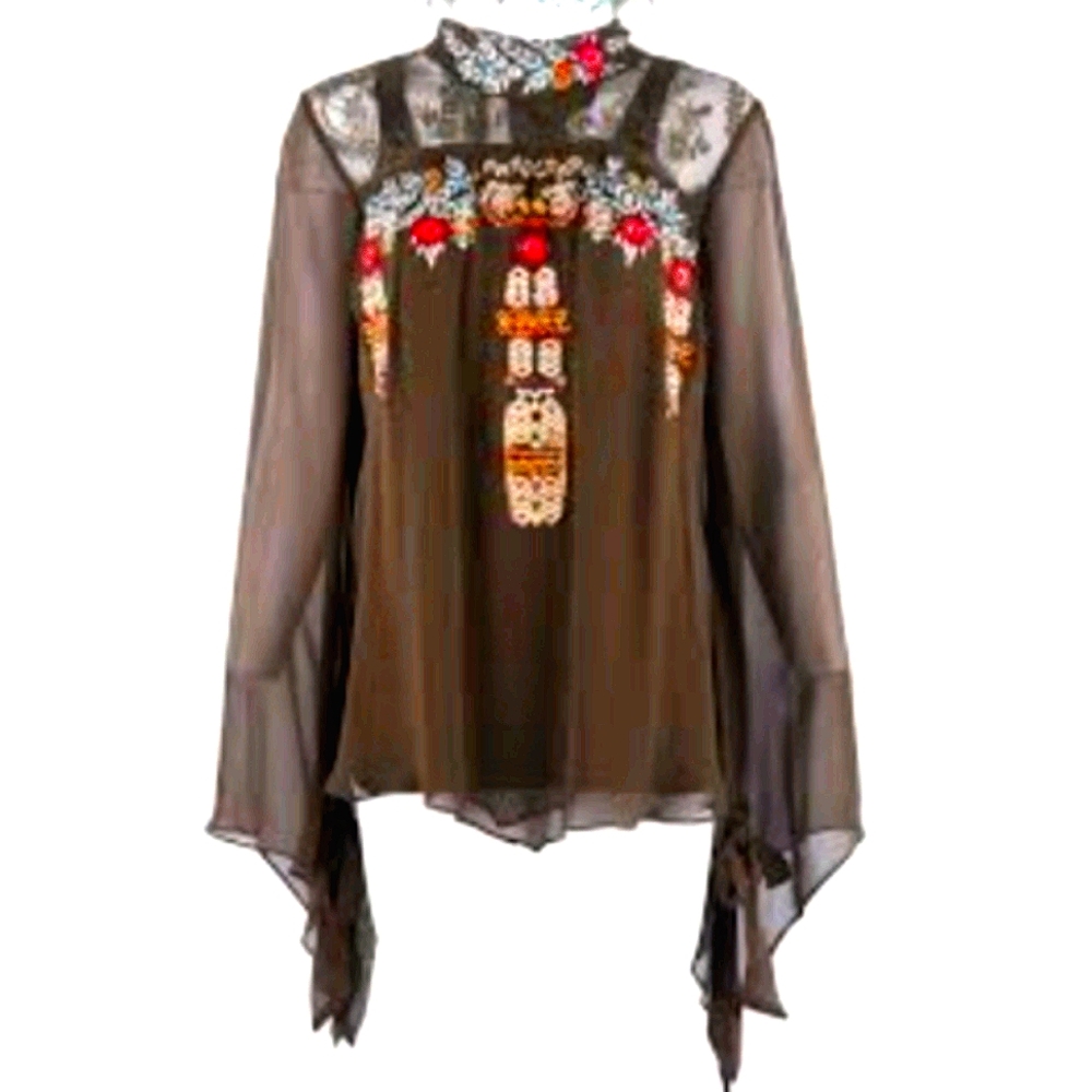 NWT ~VINTAGE COLLECTION Boho Embroidered Tunic